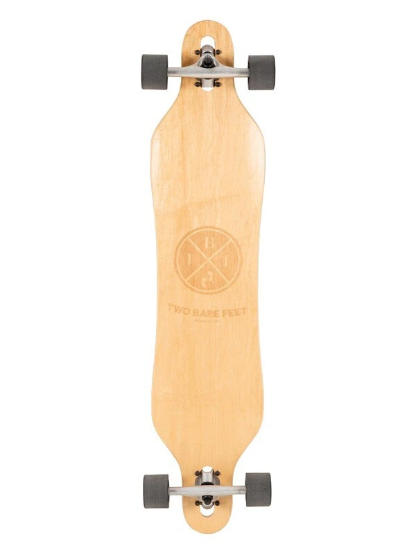 Two Bare Feet Bilbao 42in Canadian Maple Longboard Skateboard Complete (Black Wheels) 3 Two Bare Feet Bilbao 42in Canadian Maple Longboard Skateboard Complete (Black Wheels)