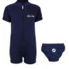 Essentials Baby Swim Kit - Classic Wetsuit + Swim Nappy (Blue) -Dive Master Shop classic baby navy and nappy front 1