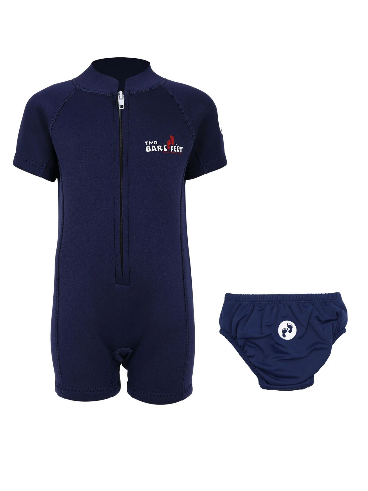 Essentials Baby Swim Kit - Classic Wetsuit + Swim Nappy (Blue) 3 Essentials Baby Swim Kit - Classic Wetsuit + Swim Nappy (Blue)