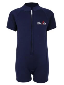Deluxe Baby Swim Set - Classic Wetsuit + Swim Nappy + Bag (Blue) 6 Deluxe Baby Swim Set - Classic Wetsuit + Swim Nappy + Bag (Blue) -Dive Master Shop classic baby navy front 8