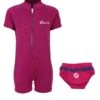 Essentials Baby Swim Kit - Classic Wetsuit + Swim Nappy (Raspberry) -Dive Master Shop classic baby raspberry and nappy front 1