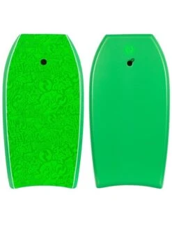 Two Bare Feet Classic Pattern Quad Bodyboard And Bag Bundle (Choice Of 33", 37", 41", 42", 44") -Dive Master Shop cp front and back green 3