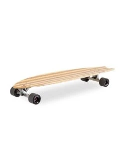 Two Bare Feet "The Deacon" 40in Bamboo Series Longboard Skateboard Complete (Black Wheels) -Dive Master Shop deacon black 3