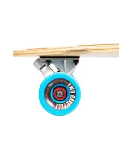 Two Bare Feet "The Deacon" 40in Bamboo Series Longboard Skateboard Complete (Blue Wheels) -Dive Master Shop deacon blue 5