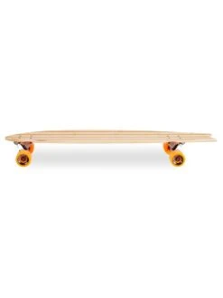 Two Bare Feet "The Deacon" 40in Bamboo Series Longboard Skateboard Complete (Orange Wheels) -Dive Master Shop deacon orange 4