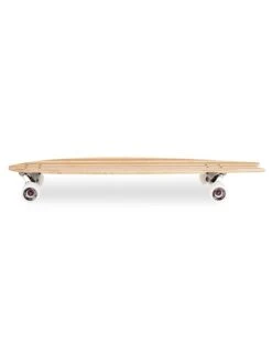 Two Bare Feet "The Deacon" 40in Bamboo Series Longboard Skateboard Complete (White Wheels) -Dive Master Shop deacon white 4
