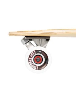 Two Bare Feet "The Deacon" 40in Bamboo Series Longboard Skateboard Complete (White Wheels) -Dive Master Shop deacon white 5