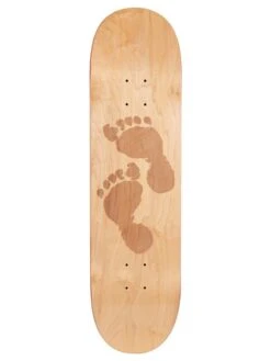 Two Bare Feet 8.25" Laser Logo Canadian Maple Skateboard Deck