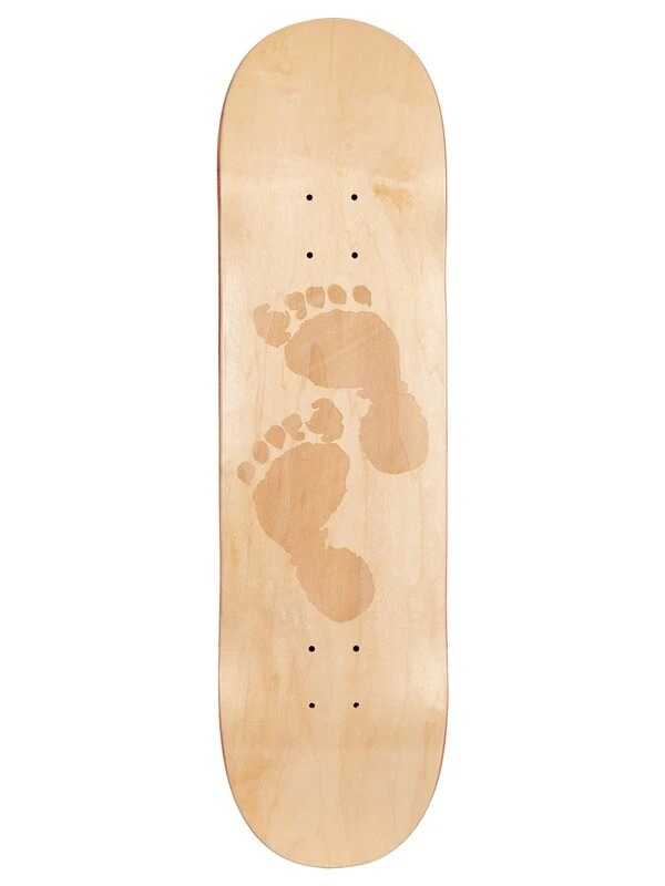 Two Bare Feet 8.5" Laser Logo Canadian Maple Skateboard Deck 3 Two Bare Feet 8.5" Laser Logo Canadian Maple Skateboard Deck