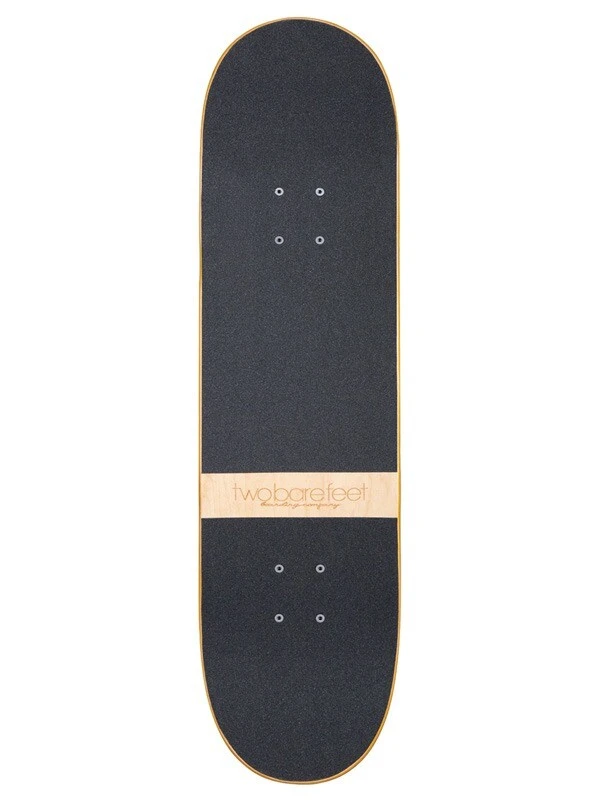 Two Bare Feet 8.5" Laser Logo Canadian Maple Skateboard Deck 4 Two Bare Feet 8.5" Laser Logo Canadian Maple Skateboard Deck - Image 2