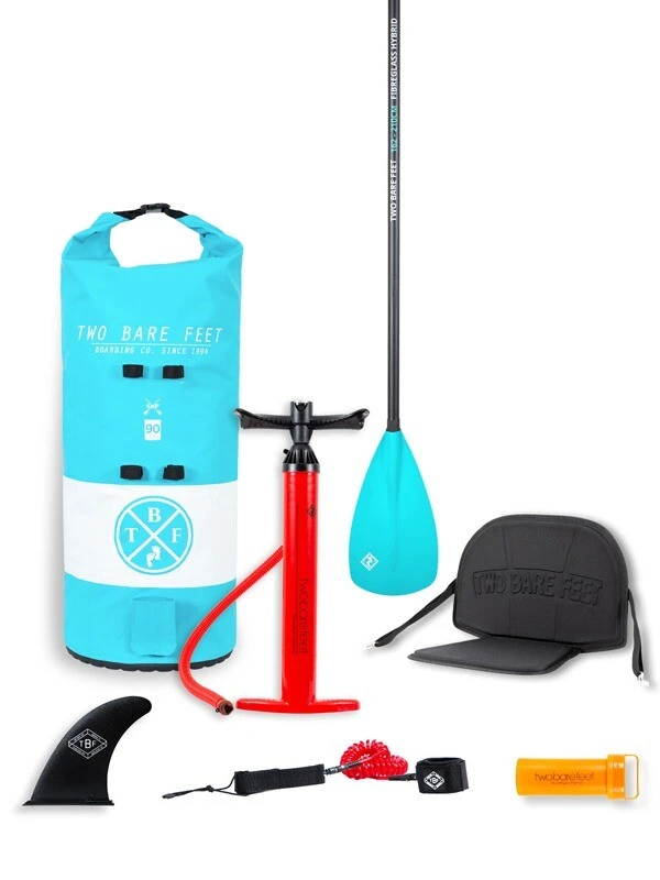 Two Bare Feet Entradia (Allround XL) 10'10" X 34" X 6" Inflatable SUP Deluxe Fibreglass Hybrid Pack (Aqua) 5 Two Bare Feet Entradia (Allround XL) 10'10" X 34" X 6" Inflatable SUP Deluxe Fibreglass Hybrid Pack (Aqua) - Image 3