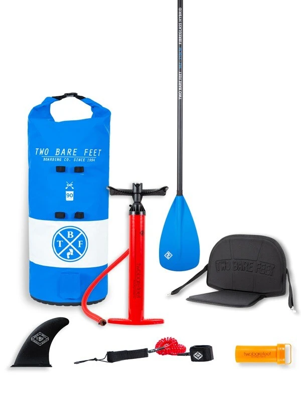 Two Bare Feet Entradia (Allround XL) 10'10" X 34" X 6" Inflatable SUP Deluxe Fibreglass Hybrid Pack (Blue) 5 Two Bare Feet Entradia (Allround XL) 10'10" X 34" X 6" Inflatable SUP Deluxe Fibreglass Hybrid Pack (Blue) - Image 3