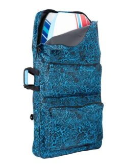 44" Double Bodyboard Bag (Blue Classic Pattern) -Dive Master Shop double bodyboard bag blue 3