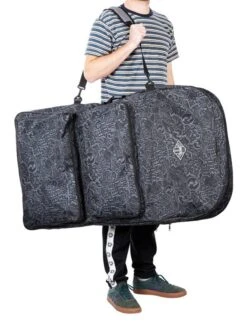 44" Double Bodyboard Bag (Grey Classic Pattern) 10 44" Double Bodyboard Bag (Grey Classic Pattern) -Dive Master Shop double bodyboard bag grey 4