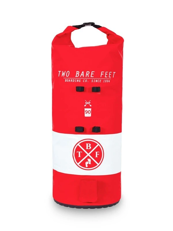 Two Bare Feet 90 Litre Waterproof Dry Bag / SUP Carry Bag (Red) 3 Two Bare Feet 90 Litre Waterproof Dry Bag / SUP Carry Bag (Red)