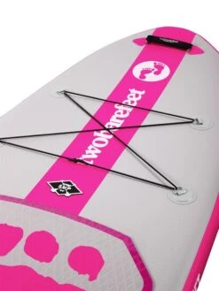 Two Bare Feet Entradia (Allround) 10'6" X 34" X 4.75" Inflatable SUP Deluxe Carbon Hybrid Pack (Pink) -Dive Master Shop entradia 10 6 1 pink 2
