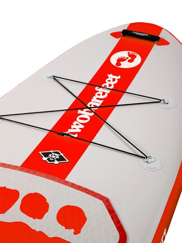 Two Bare Feet Entradia (Allround) 10'6" X 34" X 4.75" Inflatable SUP Deluxe Fibreglass Hybrid Pack (Red) 6 Two Bare Feet Entradia (Allround) 10'6" X 34" X 4.75" Inflatable SUP Deluxe Fibreglass Hybrid Pack (Red) - Image 4