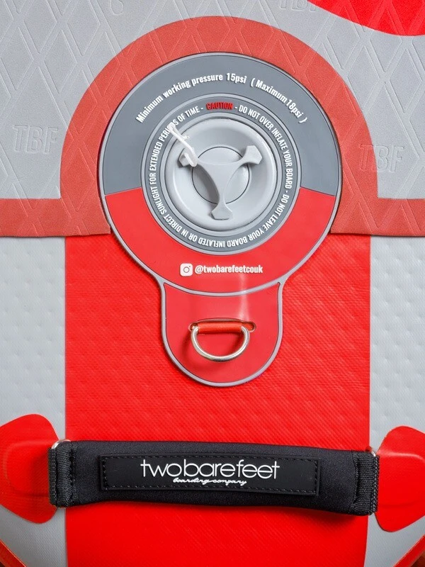 Two Bare Feet Entradia (Touring) 11'6" X 34" X 6" Inflatable SUP Deluxe Carbon Hybrid Pack (Red) 9 Two Bare Feet Entradia (Touring) 11'6" X 34" X 6" Inflatable SUP Deluxe Carbon Hybrid Pack (Red) - Image 7