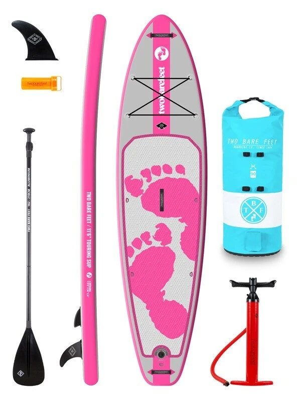 Two Bare Feet Entradia (Touring) 11'6" X 34" X 6" Inflatable SUP Starter Pack (Pink) 3 Two Bare Feet Entradia (Touring) 11'6" X 34" X 6" Inflatable SUP Starter Pack (Pink)