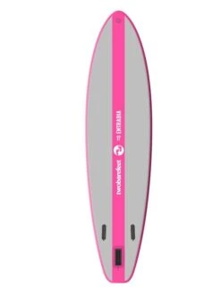 Two Bare Feet Entradia (Touring) 11'6" X 34" X 6" Inflatable SUP Deluxe Carbon Hybrid Pack (Pink) -Dive Master Shop entradia 11 6 pink underside r 2