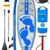 Two Bare Feet Entradia (Allround XS) 8'6" X 34" X 4.75" Inflatable Juniors SUP Ultimate Pack (Blue) -Dive Master Shop entradia 8 6 blue ultimate pack r