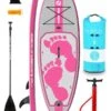 Two Bare Feet Entradia (Allround XS) 8'6" X 34" X 4.75" Inflatable Juniors SUP Starter Pack (Pink) -Dive Master Shop entradia 8 6 pink starter pack copy 3 1