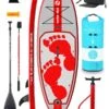 Two Bare Feet Entradia (Allround XS) 8'6" X 34" X 4.75" Inflatable Juniors SUP Ultimate Pack (Red) 1 Two Bare Feet Entradia (Allround XS) 8'6" X 34" X 4.75" Inflatable Juniors SUP Ultimate Pack (Red) -Dive Master Shop entradia 8 6 red ultimate pack copy