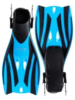 Pro Dive Series Silicone Mask Dry Top Snorkel & F52 Fins 3 Piece Set 3 (Aqua) -Dive Master Shop f52 aqua 4 1