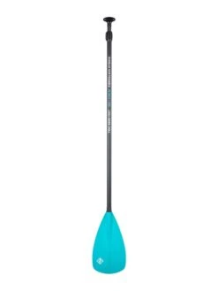 Two Bare Feet 3 Piece Fibreglass Hybrid SUP Paddle & Bag Package (Teal) -Dive Master Shop fibreglass hybrid teal 3