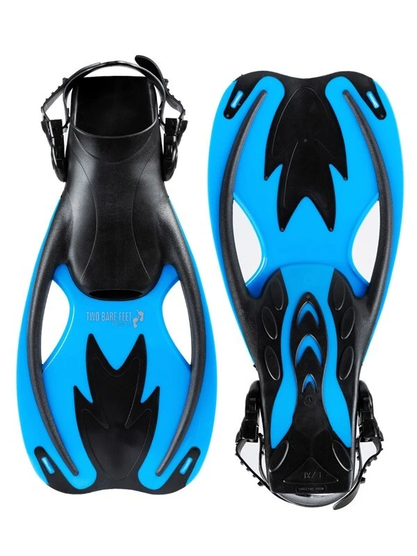 Two Bare Feet Childrens Diving Fins (F89 Aqua) 3 Two Bare Feet Childrens Diving Fins (F89 Aqua)