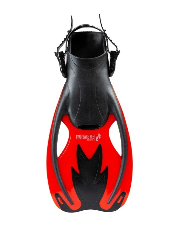 Two Bare Feet Childrens Diving Fins (F89 Red) 5 Two Bare Feet Childrens Diving Fins (F89 Red) - Image 3