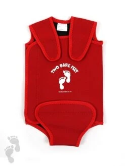 Essentials Baby Swim Kit - Wrap + Nappy Shorts (Red) -Dive Master Shop float vest front red 2 3
