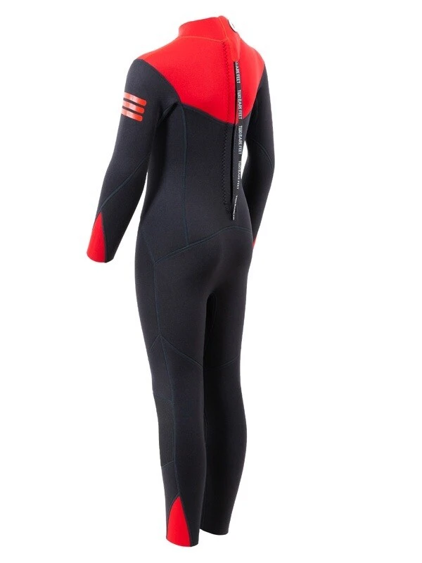 Two Bare Feet Glider 2.5mm Full Length Junior Wetsuit (Red) 6 Two Bare Feet Glider 2.5mm Full Length Junior Wetsuit (Red) - Image 4