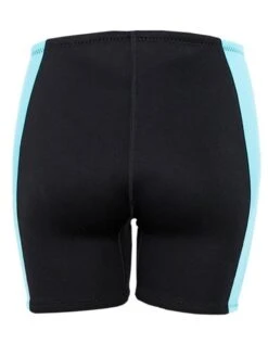 Two Bare Feet Womens Harmony 3mm Wetsuit Shorts (Black/Mint) -Dive Master Shop harmony shorts black mint 5