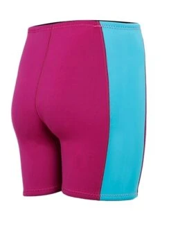 Two Bare Feet Womens Harmony 3mm Wetsuit Shorts (Raspberry / Aqua) -Dive Master Shop harmony shorts raspberry mint 6