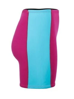 Two Bare Feet Womens Harmony 3mm Wetsuit Shorts (Raspberry / Aqua) -Dive Master Shop harmony shorts raspberry mint 7