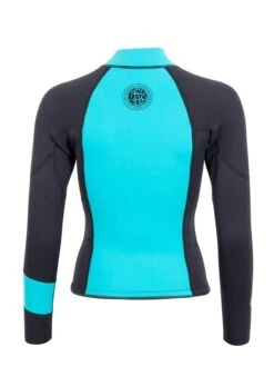 Two Bare Feet Womens Harmony 3mm Long Sleeve Wetsuit Jacket (Mint / Black) -Dive Master Shop harmony jacket aqua 5 1