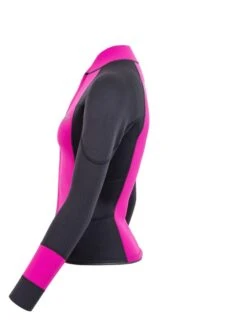 Two Bare Feet Womens Harmony 3mm Long Sleeve Wetsuit Jacket (Raspberry / Black) -Dive Master Shop harmony jacket raspberry 3 1