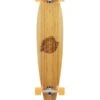 Two Bare Feet "The Chuck" 44in Bamboo Series Longboard Skateboard Complete (Orange Wheels) -Dive Master Shop image 0 compressed 1 1