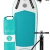 Two Bare Feet Boarding Co. 44" Inflatable Bodyboard - Starter Pack (Teal) 2 Two Bare Feet Boarding Co. 44" Inflatable Bodyboard - Starter Pack (Teal) -Dive Master Shop inflatable bodyboards teal start pack 30l