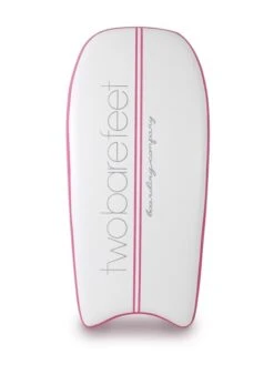Two Bare Feet Boarding Co. 44" Inflatable Bodyboard - Basic Pack (Pink) -Dive Master Shop inflatable bodyboard pink 3 2 2