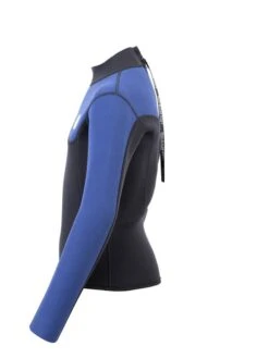 Two Bare Feet Junior Aspect 2.5mm Back Zip Jacket (Black/Blue) 12 Two Bare Feet Junior Aspect 2.5mm Back Zip Jacket (Black/Blue) -Dive Master Shop kids aspect back zip jacket black blue denim 3