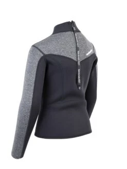 Two Bare Feet Junior Aspect 2.5mm Back Zip Jacket (Black/Grey) -Dive Master Shop kids aspect back zip jacket black delta 4