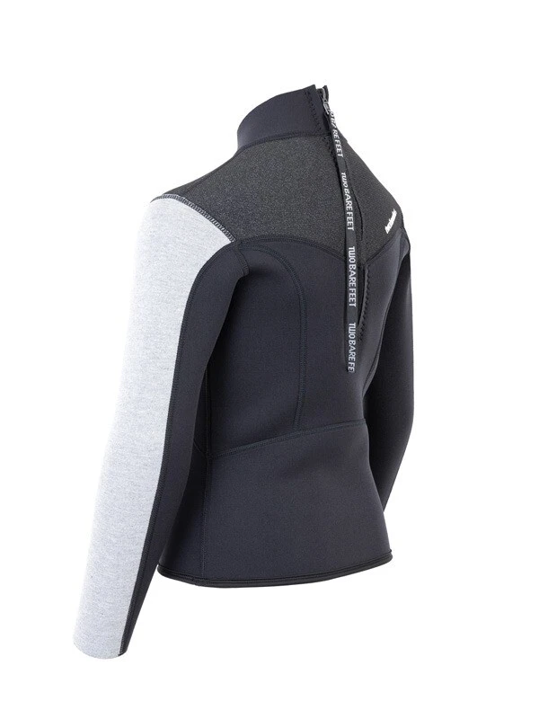 Two Bare Feet Junior Aspect 2.5mm Back Zip Jacket (Black/Grey/Grey) 6 Two Bare Feet Junior Aspect 2.5mm Back Zip Jacket (Black/Grey/Grey) - Image 4