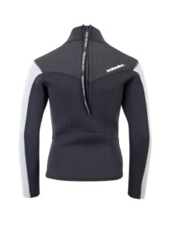 Two Bare Feet Junior Aspect 2.5mm Back Zip Jacket (Black/Grey/Grey) 14 Two Bare Feet Junior Aspect 2.5mm Back Zip Jacket (Black/Grey/Grey) -Dive Master Shop kids aspect back zip jacket black grey grey 5