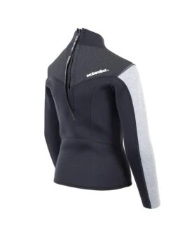Two Bare Feet Junior Aspect 2.5mm Back Zip Jacket (Black/Grey/Grey) 15 Two Bare Feet Junior Aspect 2.5mm Back Zip Jacket (Black/Grey/Grey) -Dive Master Shop kids aspect back zip jacket black grey grey 6