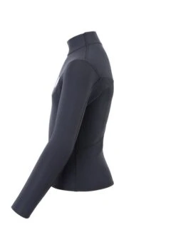 Two Bare Feet Junior Aspect Fleece Lined Zipless Thermal 2.5mm Superstretch Wetsuit Top (Black) -Dive Master Shop kids aspect fleece lined thermal top black 3