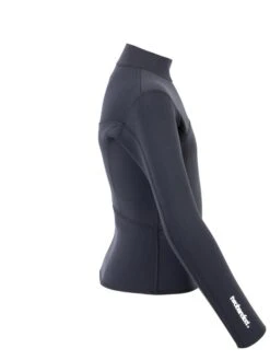 Two Bare Feet Junior Aspect Fleece Lined Zipless Thermal 2.5mm Superstretch Wetsuit Top (Black) -Dive Master Shop kids aspect fleece lined thermal top black 7