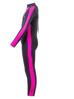 Two Bare Feet Flare 2.5mm Junior Superstretch Wetsuit (Raspberry) -Dive Master Shop kids flare full raspberry 3