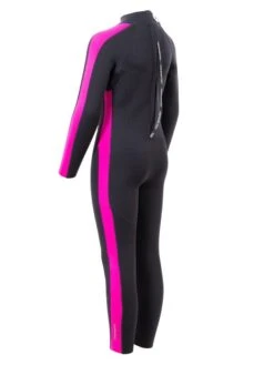 Two Bare Feet Flare 2.5mm Junior Superstretch Wetsuit (Raspberry) -Dive Master Shop kids flare full raspberry 4